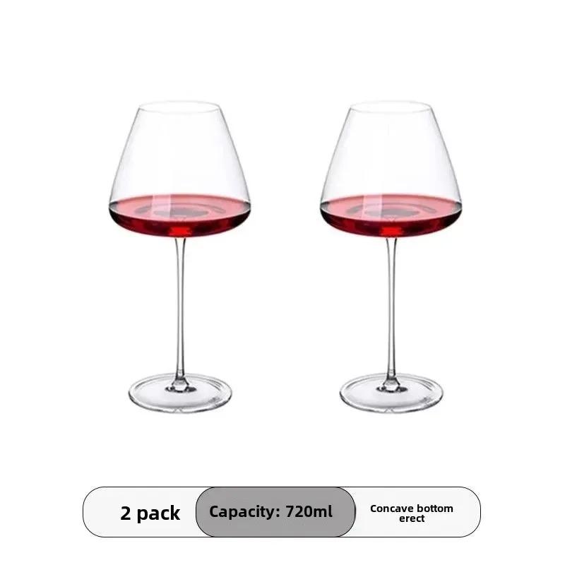 720ml Crystal Burgundy Wine Glasses Set Modern Fluted Design Dishwasher Safe for Red Wine Tasting Home Bar Decor Gift 701-800ml
720ml Crystal Burgundy Wine Glasses Set Modern Fluted Design Dishwasher Safe for Red Wine Tasting Home Bar Decor Gift 701-800ml