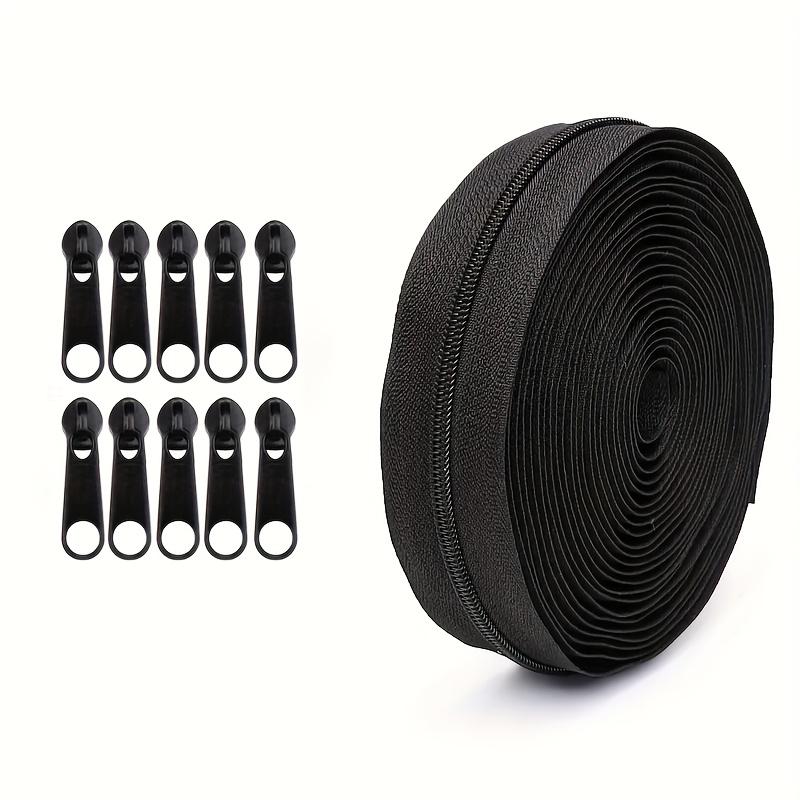 1set Durable Zipper With 10 Metal Zipper End DIY Nylon Color Zipper For Clothing Coats Bags Luggage Sewing Accessories 5m чёрный
1set Durable Zipper With 10 Metal Zipper End DIY Nylon Color Zipper For Clothing Coats Bags Luggage Sewing Accessories 5m чёрный