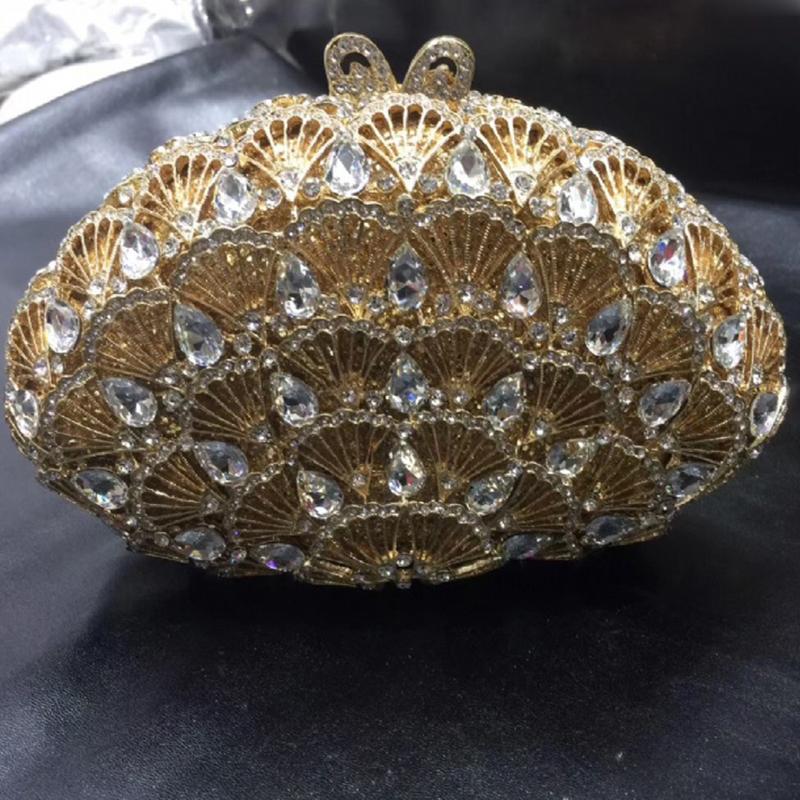 Rhinestone Evening Clutches Luxury Fan-Shape Women Crystal Wedding Party Purses WHTUOHENG Prom Cocktail Handbags Blue/Red/White 22cmX10.5cmX7cm
Rhinestone Evening Clutches Luxury Fan-Shape Women Crystal Wedding Party Purses WHTUOHENG Prom Cocktail Handbags Blue/Red/White 22cmX10.5cmX7cm