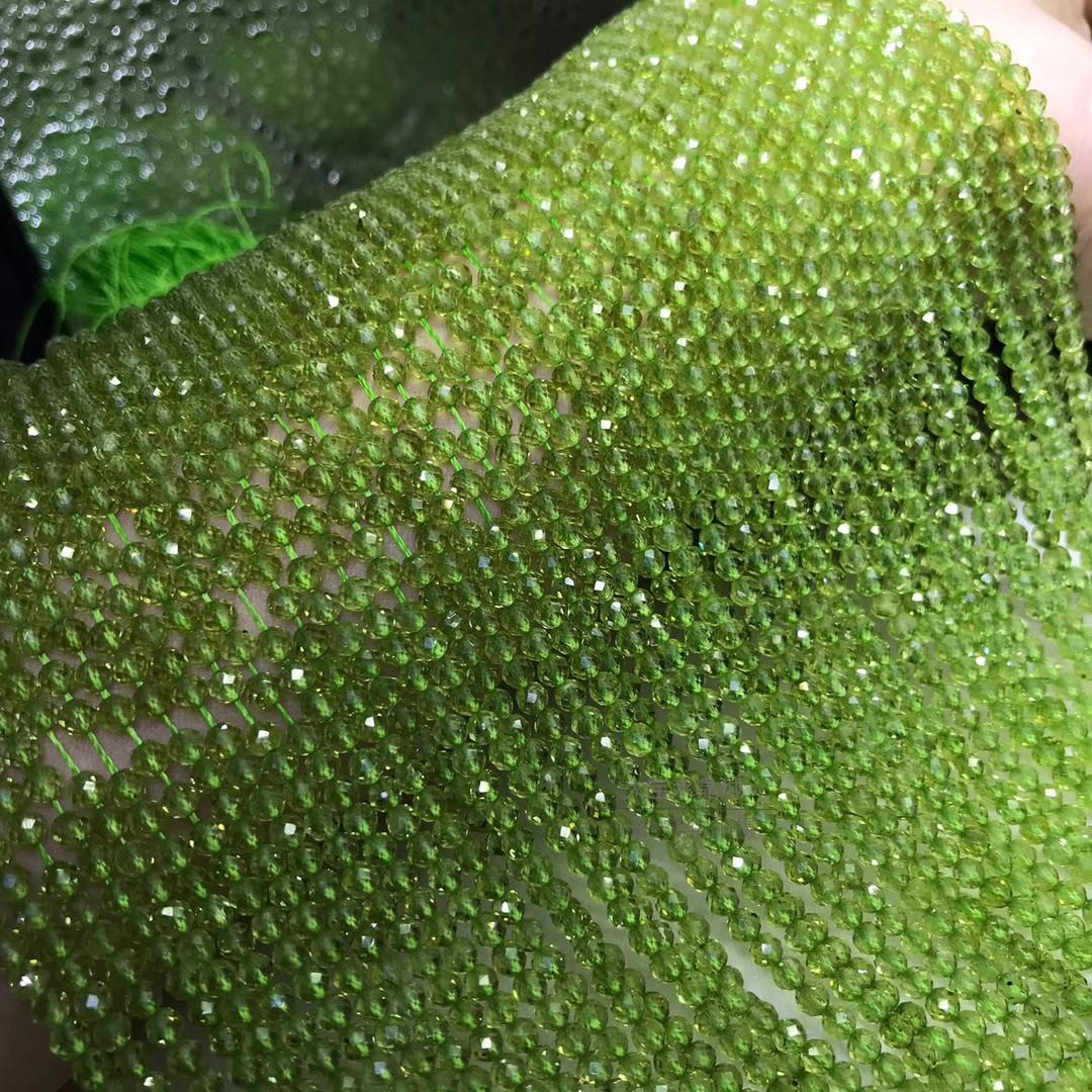 Crystal 2MM 3MM 4MM Faceted loose peridot beads Hard-thrown football surface semi-finished long chain 2-2.5mm One
Crystal 2MM 3MM 4MM Faceted loose peridot beads Hard-thrown football surface semi-finished long chain 2-2.5mm One
