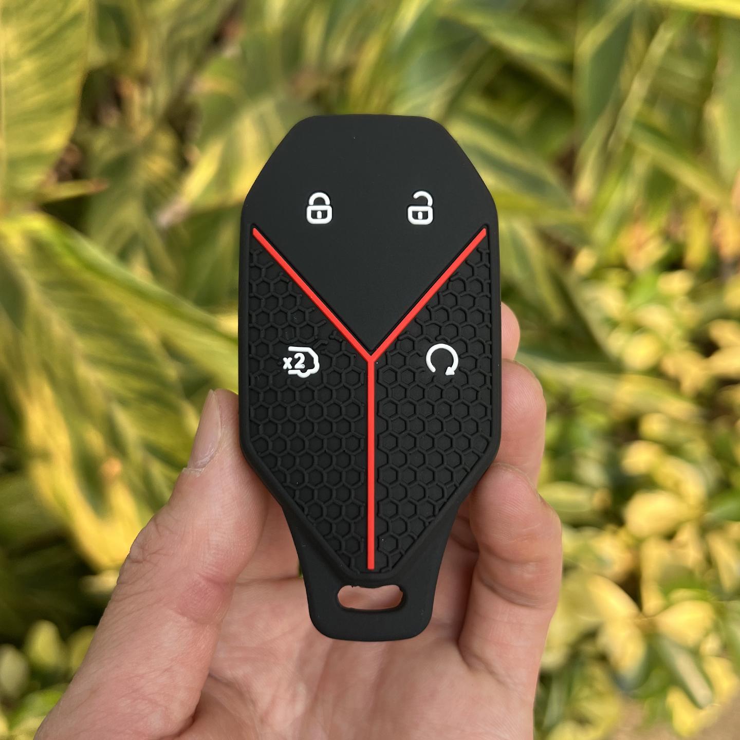 Silicone Car Key Case Shell for BYD Leopard 5 Ultra 2025 Formula Leopard 5 8 Titanium 7 Rubber Remote Cover Keychain Accessories чорний
Silicone Car Key Case Shell for BYD Leopard 5 Ultra 2025 Formula Leopard 5 8 Titanium 7 Rubber Remote Cover Keychain Accessories чорний