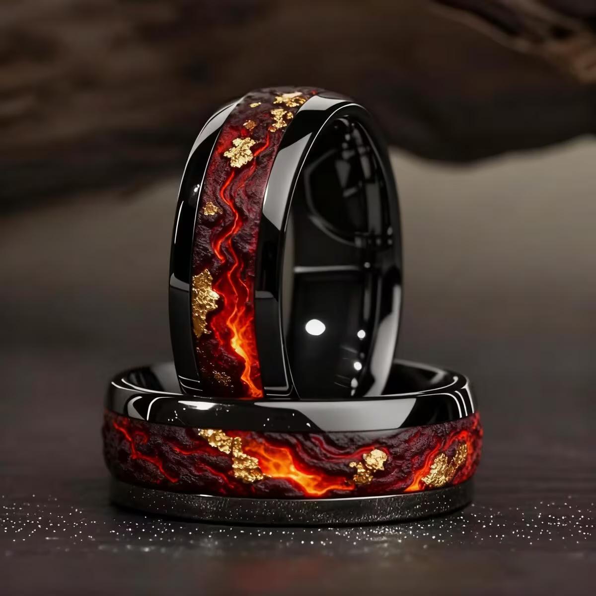 Unique Starry Night Pattern Men s Black Ring Personality Women Wedding Band Jewelry Unisex Party Accessories Wholesale 13
Unique Starry Night Pattern Men s Black Ring Personality Women Wedding Band Jewelry Unisex Party Accessories Wholesale 13