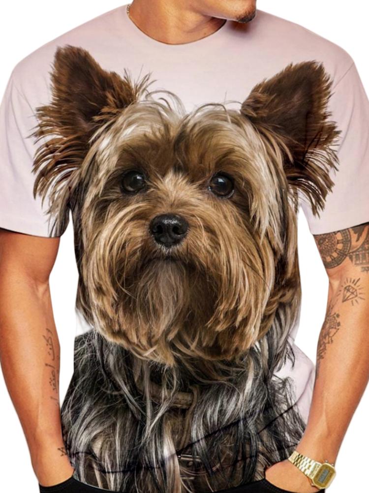 Fashionable Cute Dog 3D Printed T-shirt Summer Men s Round Neck Short Sleeved Top Street Trendy Casual Clothing 6XL
Fashionable Cute Dog 3D Printed T-shirt Summer Men s Round Neck Short Sleeved Top Street Trendy Casual Clothing 6XL