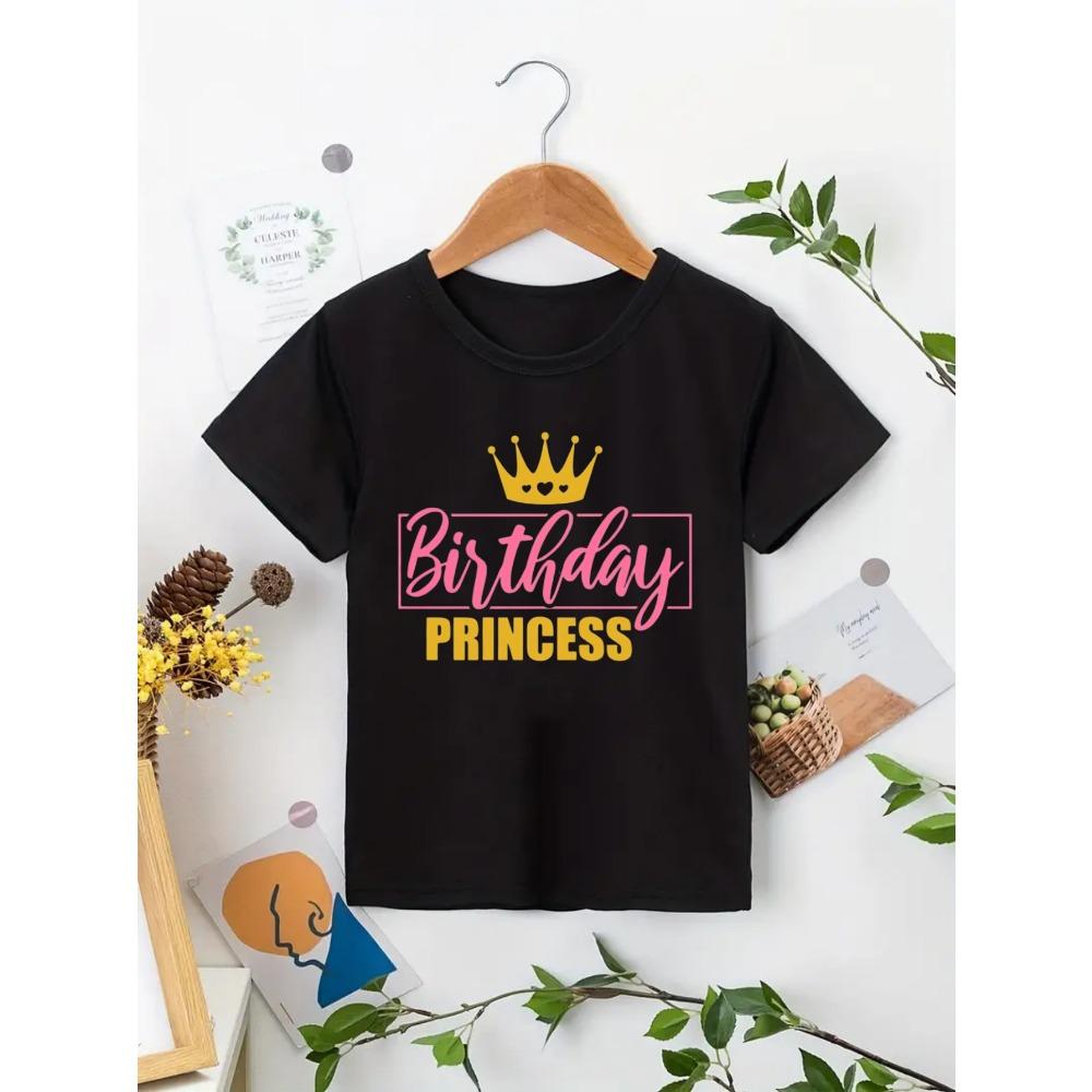 Princess Birthday Shirt Girls T-Shirt Family Party Brother And Sisters Matching Clothes Princess Crown Print T-Shirt Kids Tshirt 110
Princess Birthday Shirt Girls T-Shirt Family Party Brother And Sisters Matching Clothes Princess Crown Print T-Shirt Kids Tshirt 110