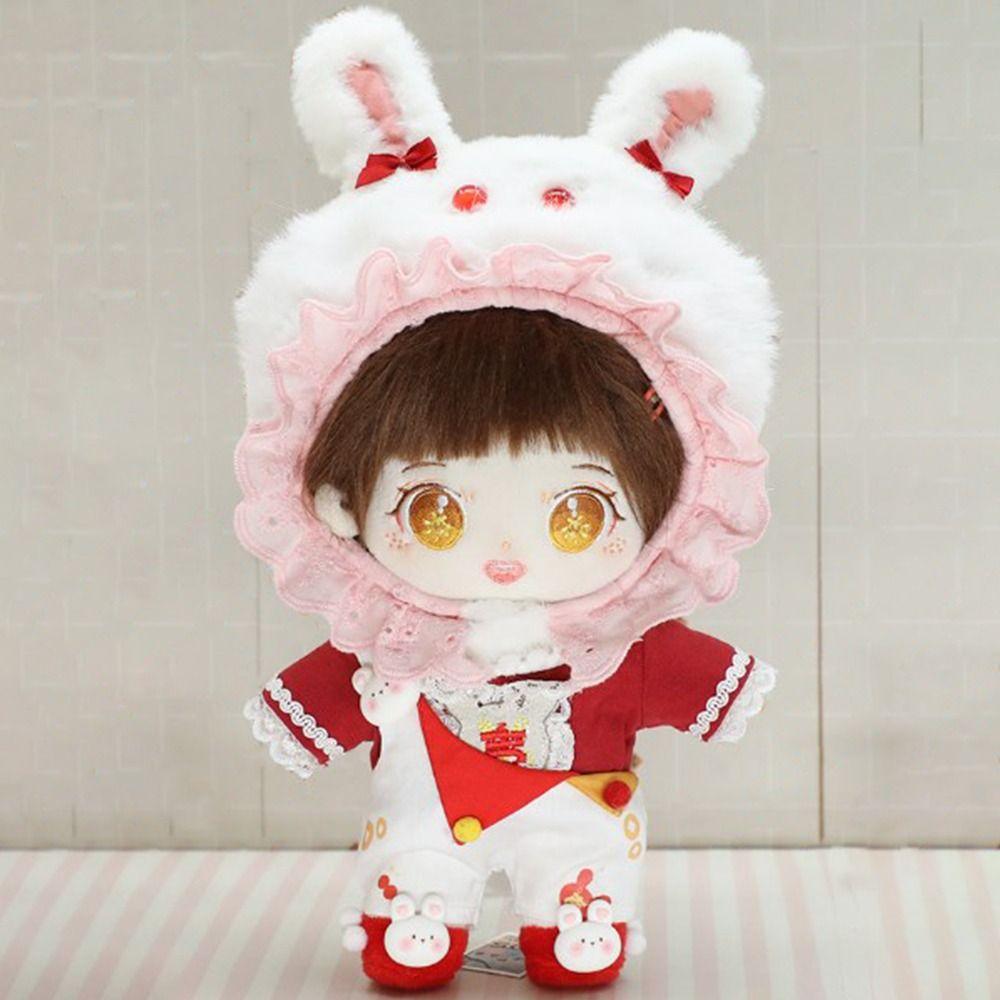 Cartoon Rabbit Fashion Jumpsuits Pants Doll Rabbit Hat 20cm Cotton Dolls/1/12 BJD Dolls
Cartoon Rabbit Fashion Jumpsuits Pants Doll Rabbit Hat 20cm Cotton Dolls/1/12 BJD Dolls