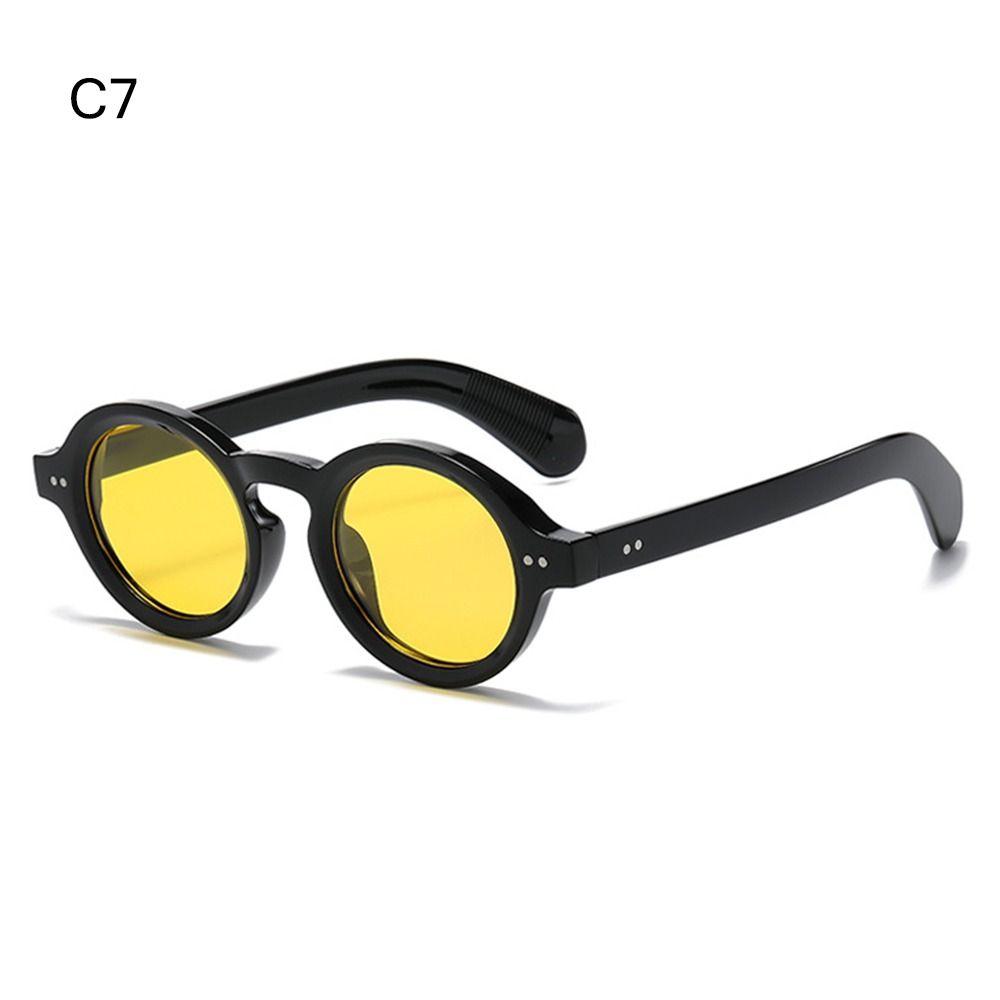 New Retro Round Frame Sunglasses Trendy Fashion Rivets Sun Glasses UV400 Vintage Punk Shades for Women & Men
New Retro Round Frame Sunglasses Trendy Fashion Rivets Sun Glasses UV400 Vintage Punk Shades for Women & Men
