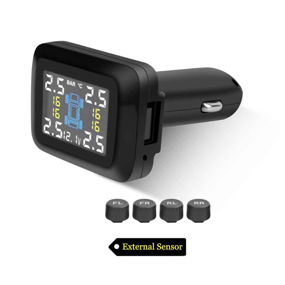 TY09 Smart Cigarette Lighter USB TPMS Car Tire Pressure Alarm Monitor System 4 Sensors Display Tyre Pressure Temperature Alarm TY09
TY09 Smart Cigarette Lighter USB TPMS Car Tire Pressure Alarm Monitor System 4 Sensors Display Tyre Pressure Temperature Alarm TY09