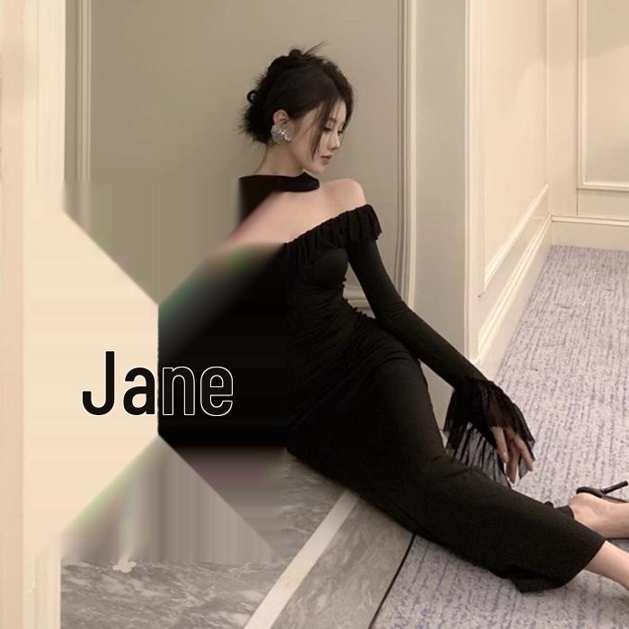 Elegant 2026 French Hepburn Black One-Shoulder Long Dress for Women - High-End Sexy Bodycon Gown for Spring and Autumn L чёрный
Elegant 2026 French Hepburn Black One-Shoulder Long Dress for Women - High-End Sexy Bodycon Gown for Spring and Autumn L чёрный