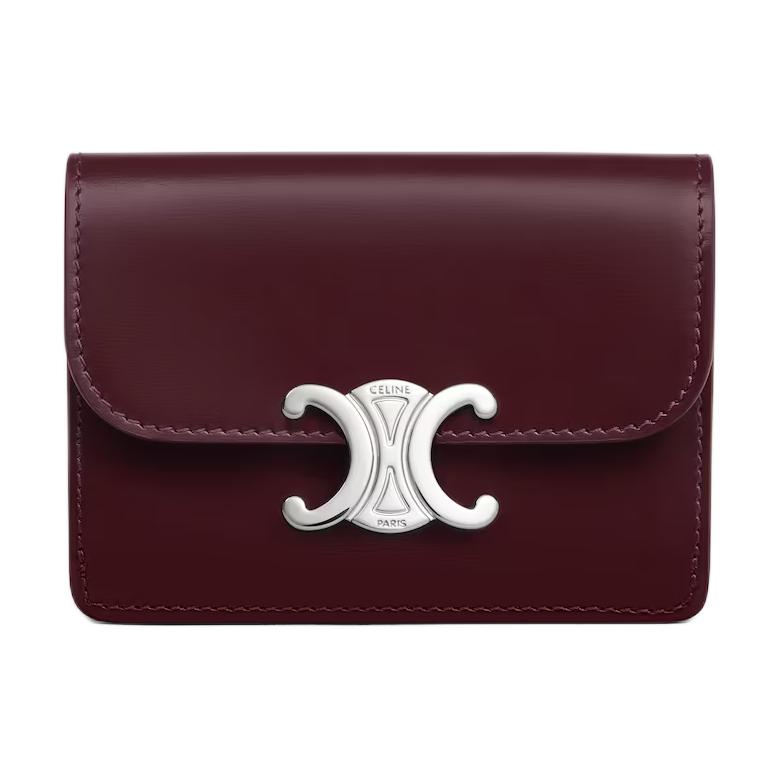Celine Triomphe Metal Button Leather Card Holder Women accessories Bordeaux 10I583DPV28DC Box(Basic Set+Box)
Celine Triomphe Metal Button Leather Card Holder Women accessories Bordeaux 10I583DPV28DC Box(Basic Set+Box)