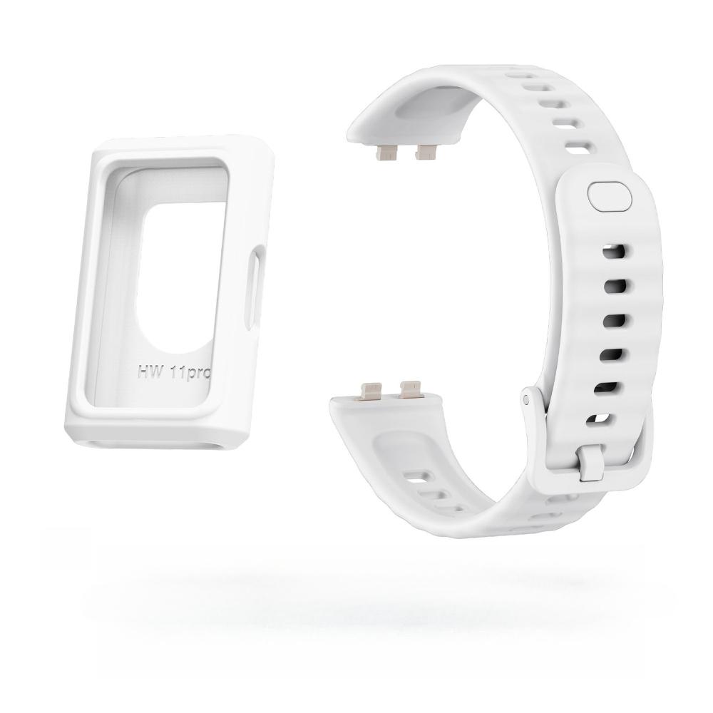 Silicone Watchband + Case with For Huawei Band 11 Pro For huawei band 11pro білий
Silicone Watchband + Case with For Huawei Band 11 Pro For huawei band 11pro білий