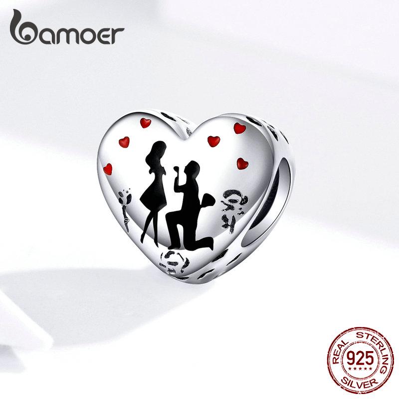BAMOER Marry Me Heart, эмаль, подвеска для женщин, оригинальный серебряный браслет, ювелирные изделия из стерлингового серебра 925 пробы Pendant
BAMOER Marry Me Heart, эмаль, подвеска для женщин, оригинальный серебряный браслет, ювелирные изделия из стерлингового серебра 925 пробы Pendant
