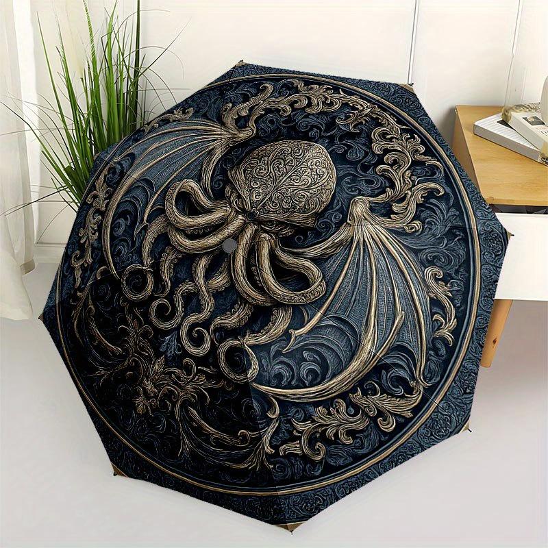 Golden Octopus Decorative Plate: Luxury Wall ArtUmbrella with Cute Design, Portable 3-Fold Compact Umbrella for Men & Women, Valentine s Day Mother s
Golden Octopus Decorative Plate: Luxury Wall ArtUmbrella with Cute Design, Portable 3-Fold Compact Umbrella for Men & Women, Valentine s Day Mother s