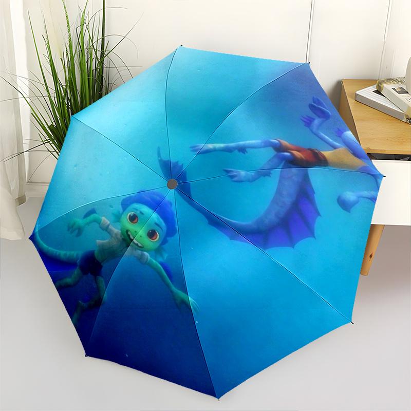 Underwater Adventure Luca & Alberto Cartoon Umbrella, Portable 3-Fold Compact Umbrella, Suitable for Camping, Hiking and Travel, Ideal Easte
Underwater Adventure Luca & Alberto Cartoon Umbrella, Portable 3-Fold Compact Umbrella, Suitable for Camping, Hiking and Travel, Ideal Easte