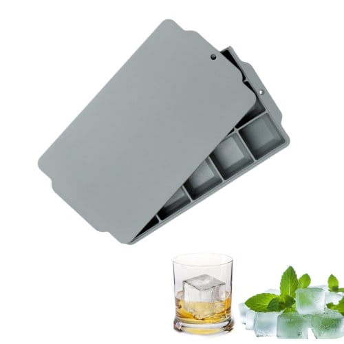 YFFSFDC Silicone Ice Cube Tray, 15-Piece Set, 3.5cm Square Ice Cubes, Easy Ice Removal, with Lid, Whiskey Stone Ice Cubes, Convenient and Versatile, P
YFFSFDC Silicone Ice Cube Tray, 15-Piece Set, 3.5cm Square Ice Cubes, Easy Ice Removal, with Lid, Whiskey Stone Ice Cubes, Convenient and Versatile, P