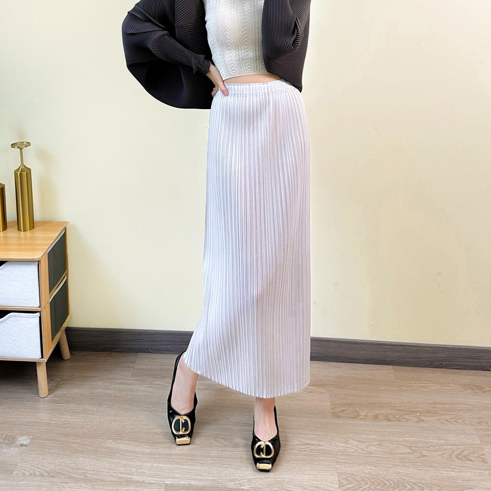 Miyake Design High-Waist Pleated Slimming Long Skirt - Versatile Elastic Hip-Hugging Style One Size светло-серый
Miyake Design High-Waist Pleated Slimming Long Skirt - Versatile Elastic Hip-Hugging Style One Size светло-серый
