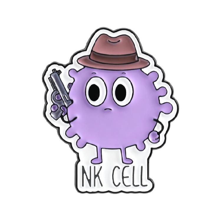 Eye Catching Immune Cell Enamel Pin Fun Scientific Themed Lapel Brooch Biology Jewelry for Jackets Hats And Backpacks
Eye Catching Immune Cell Enamel Pin Fun Scientific Themed Lapel Brooch Biology Jewelry for Jackets Hats And Backpacks