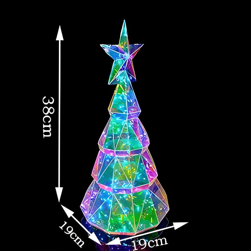 Colorful Light-up Christmas Tree Decoration; Ideal for Home and Hotel Display during Festive Season.
Colorful Light-up Christmas Tree Decoration; Ideal for Home and Hotel Display during Festive Season.