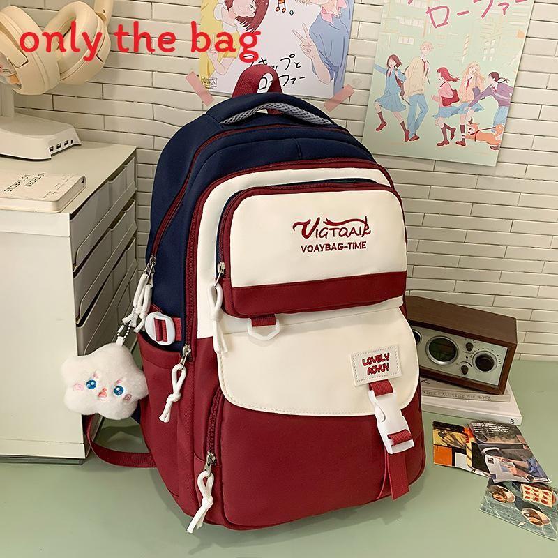 School Girl Backpack With Color Blocking Design And Letter Embroidery For Junior Students синий
School Girl Backpack With Color Blocking Design And Letter Embroidery For Junior Students синий