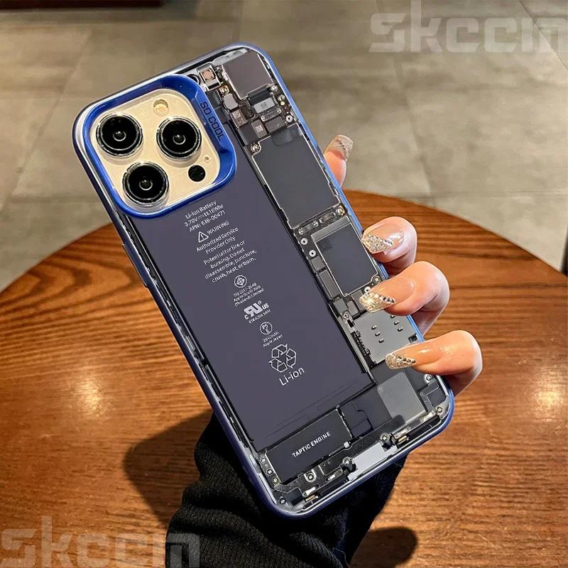 Creative Circuit Board Pattern Phone Case For iPhone 16 15 14 11 12 13 Pro Max 7 8 15 16 Plus X XR XS Colored Silver Hard Cover iPhone XR
Creative Circuit Board Pattern Phone Case For iPhone 16 15 14 11 12 13 Pro Max 7 8 15 16 Plus X XR XS Colored Silver Hard Cover iPhone XR