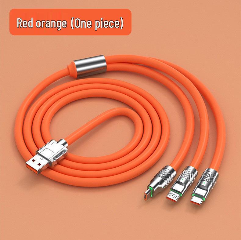 88W 6A Fast Charge Type-C Data Cable: One-to-Three Charging for Xiaomi & Huawei Phones 1.2m 88W Super Fast Charge, Bare - Orange оранжевый
88W 6A Fast Charge Type-C Data Cable: One-to-Three Charging for Xiaomi & Huawei Phones 1.2m 88W Super Fast Charge, Bare - Orange оранжевый