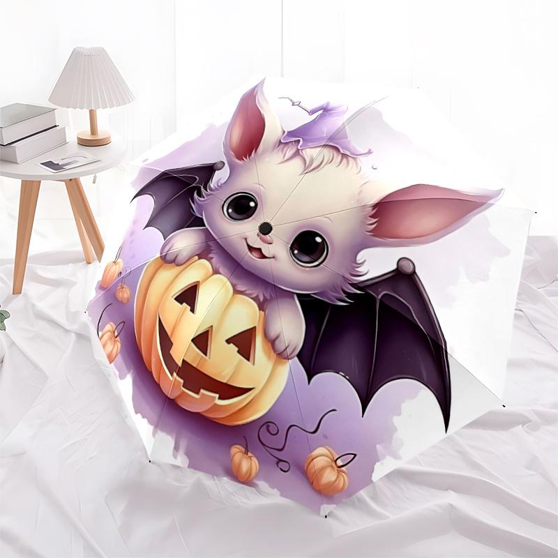 1pc Wizard Bat & Pumpkin Cute Design Durable Cartoon Folding Umbrella, Portable Compact Umbrella for Men and Women P103
1pc Wizard Bat & Pumpkin Cute Design Durable Cartoon Folding Umbrella, Portable Compact Umbrella for Men and Women P103