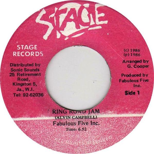 7inch Record FABULOUS FIVE INC. - Ring Road Jam NONE Stage Records 1986 Jamaica Reggae, Ska & Dub Used
7inch Record FABULOUS FIVE INC. - Ring Road Jam NONE Stage Records 1986 Jamaica Reggae, Ska & Dub Used