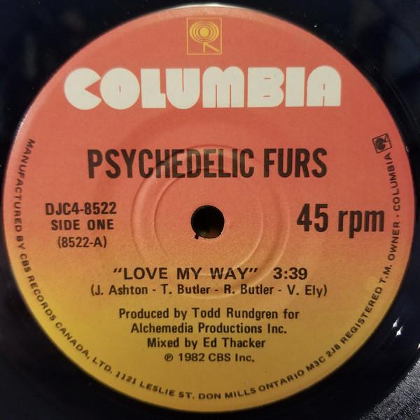 7-дюймовая пластинка PSYCHEDELIC FURS Love My Way DJC48522PROMO Columbia 1982 Канада Рок Б/у
7-дюймовая пластинка PSYCHEDELIC FURS Love My Way DJC48522PROMO Columbia 1982 Канада Рок Б/у