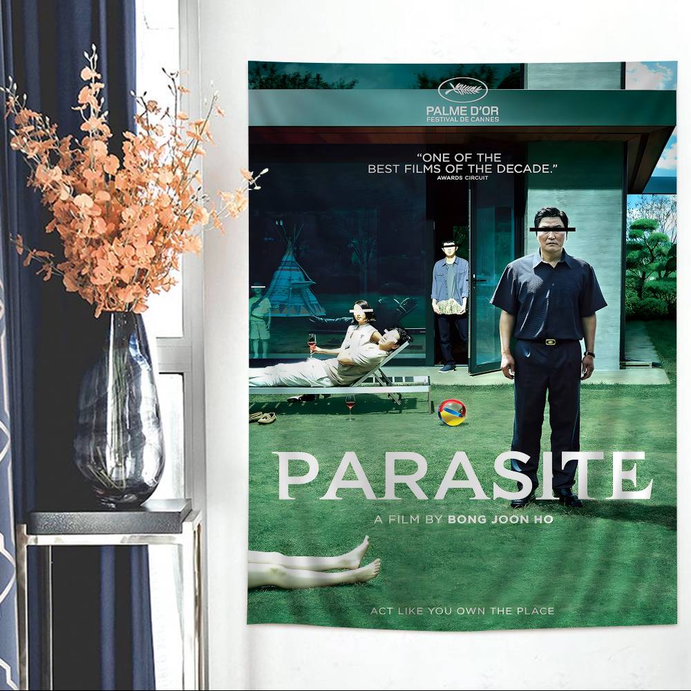 PParasite Korean Movie Hanging Bohemian Tapestry Hanging Tarot Hippie Wall Rugs Dorm Wall Hanging Home Decor 74x94cm(29x37in)
PParasite Korean Movie Hanging Bohemian Tapestry Hanging Tarot Hippie Wall Rugs Dorm Wall Hanging Home Decor 74x94cm(29x37in)