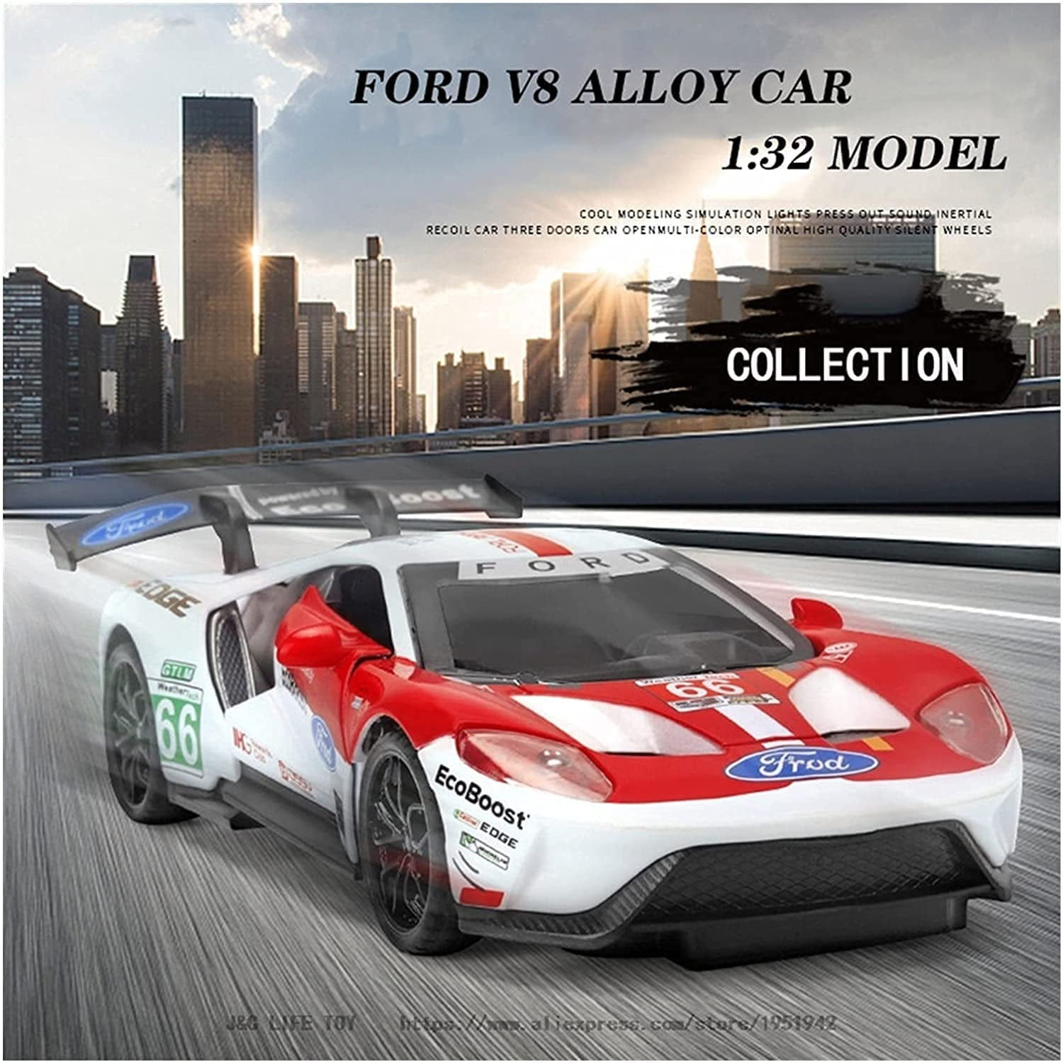 Литая под давлением игрушечная машинка Ford V8 в масштабе 1/32, модель гоночного спортивного автомобиля, имитация литья из цинкового сплава, транспортные средства с откатным механизмом, мини-электронные игрушки, освещение и музыка 1/32-Size:16.5*6.2*6cm к
Литая под давлением игрушечная машинка Ford V8 в масштабе 1/32, модель гоночного спортивного автомобиля, имитация литья из цинкового сплава, транспортные средства с откатным механизмом, мини-электронные игрушки, освещение и музыка 1/32-Size:16.5*6.2*6cm к