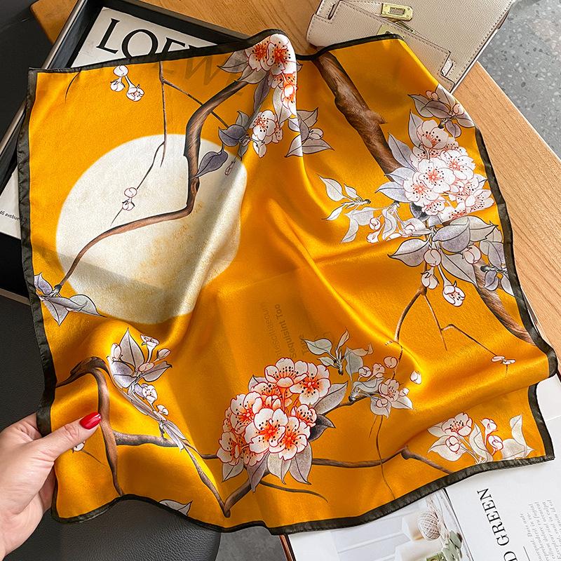 Luxury Brand Square 100% Real Silk Scarf Women Ladies Wrap Neckerchief Shawl Bandana Fashion Foulard Female Scarves hijabs Real Silk 53x53cm
Luxury Brand Square 100% Real Silk Scarf Women Ladies Wrap Neckerchief Shawl Bandana Fashion Foulard Female Scarves hijabs Real Silk 53x53cm