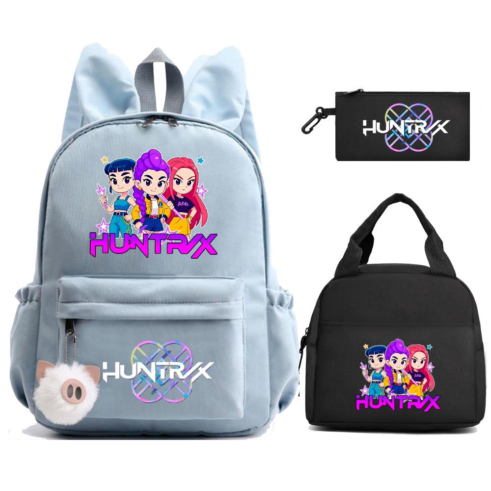 Cartoon Demon Hunters Printed Backpack Lunch Bag Pencil Case for Children Student Schoolbag Girl Kid Gift Women Travel Bag
Cartoon Demon Hunters Printed Backpack Lunch Bag Pencil Case for Children Student Schoolbag Girl Kid Gift Women Travel Bag
