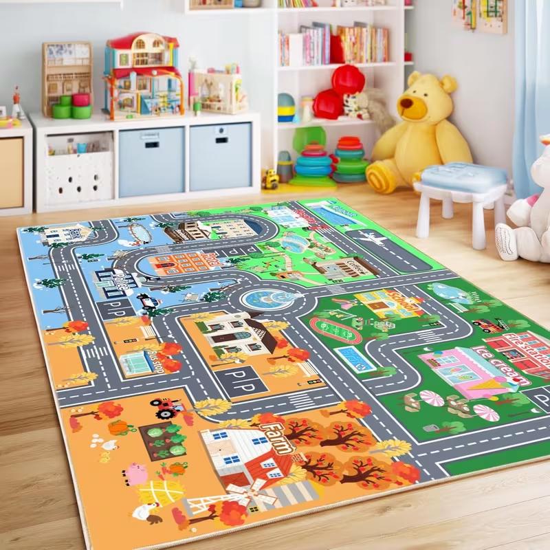 Retro Style Large Carpet Suitable for Bedrooms Dining Rooms Home Offices Black Racing Track Patterns It Is Fashionable Carpets 40X60cm
Retro Style Large Carpet Suitable for Bedrooms Dining Rooms Home Offices Black Racing Track Patterns It Is Fashionable Carpets 40X60cm