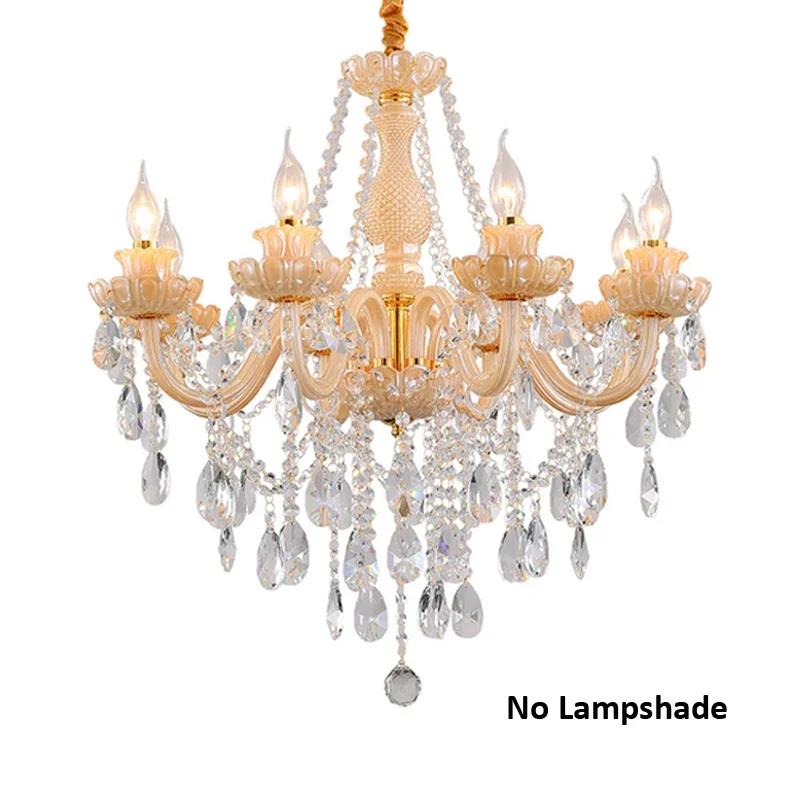 French Elegant Champagne Princess Room Crystal Chandelier European Vintage Villa Hotel Hall Dining Room Bronze E14 Pendent Lamp 6-head&No Bulb&Dia600 x H600MM&E14 Socket
French Elegant Champagne Princess Room Crystal Chandelier European Vintage Villa Hotel Hall Dining Room Bronze E14 Pendent Lamp 6-head&No Bulb&Dia600 x H600MM&E14 Socket