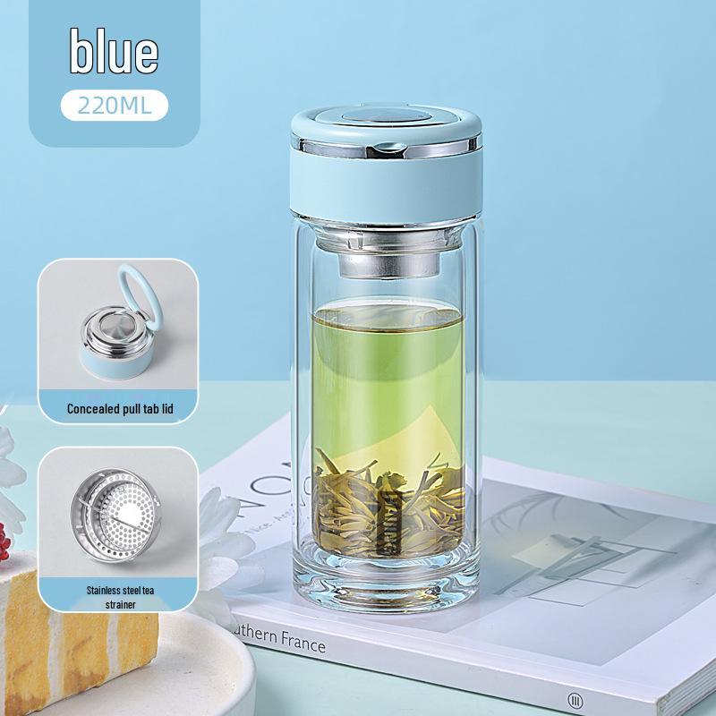 Compact Double-Layer Glass Cup - Stylish Portable Design for Women - Personalized Pocket-Sized Gift Option 220ML синій
Compact Double-Layer Glass Cup - Stylish Portable Design for Women - Personalized Pocket-Sized Gift Option 220ML синій
