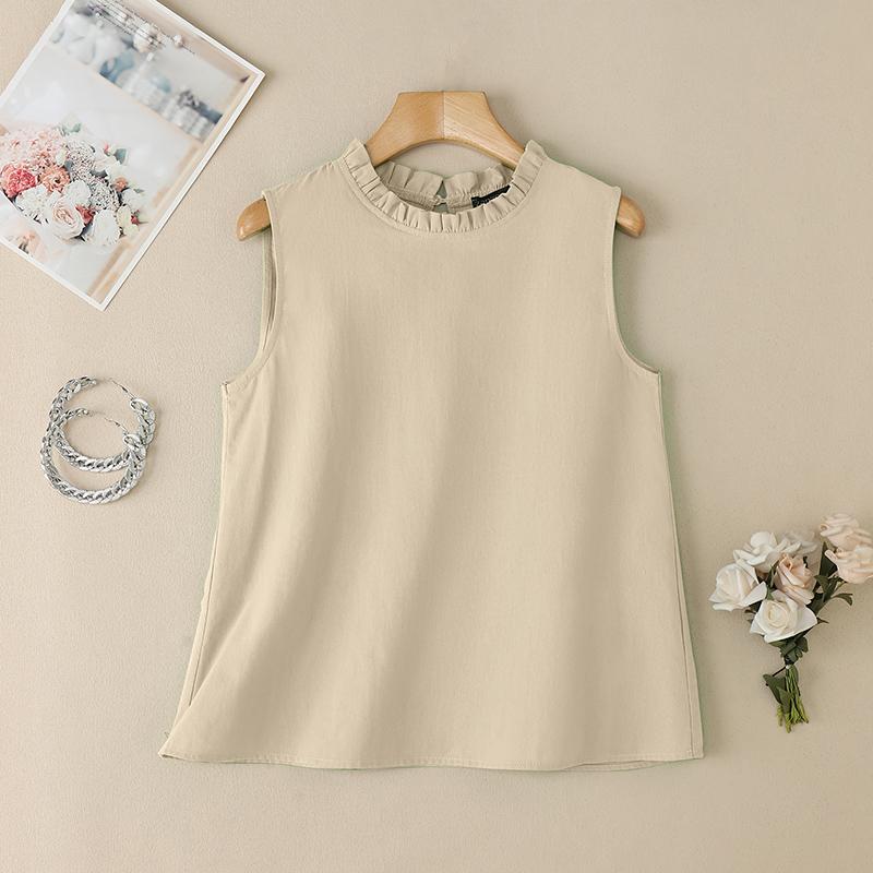 ZANZEA Женские летние повседневные майки без рукавов с круглым вырезом 2XL абрикосовый
ZANZEA Женские летние повседневные майки без рукавов с круглым вырезом 2XL абрикосовый