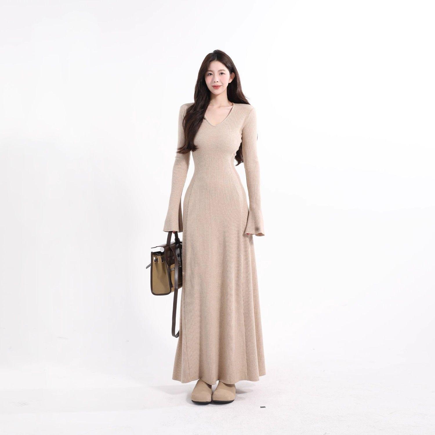 2026 Khaki Long Sleeve Knit Dress for Women, Slim Fit, Hip-Hugging, Mid-Length Skirt, Perfect for Early Autumn/Winter as Inner Wear or Base Layer. Extra Large хаки
2026 Khaki Long Sleeve Knit Dress for Women, Slim Fit, Hip-Hugging, Mid-Length Skirt, Perfect for Early Autumn/Winter as Inner Wear or Base Layer. Extra Large хаки