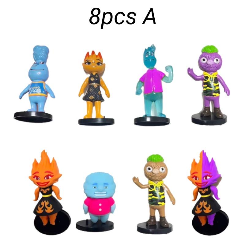6-9cm Crazy Element City Figures With Base Pack Of 8 Assorted Pvc Toys For Kids 4-6) 8pcs A
6-9cm Crazy Element City Figures With Base Pack Of 8 Assorted Pvc Toys For Kids 4-6) 8pcs A