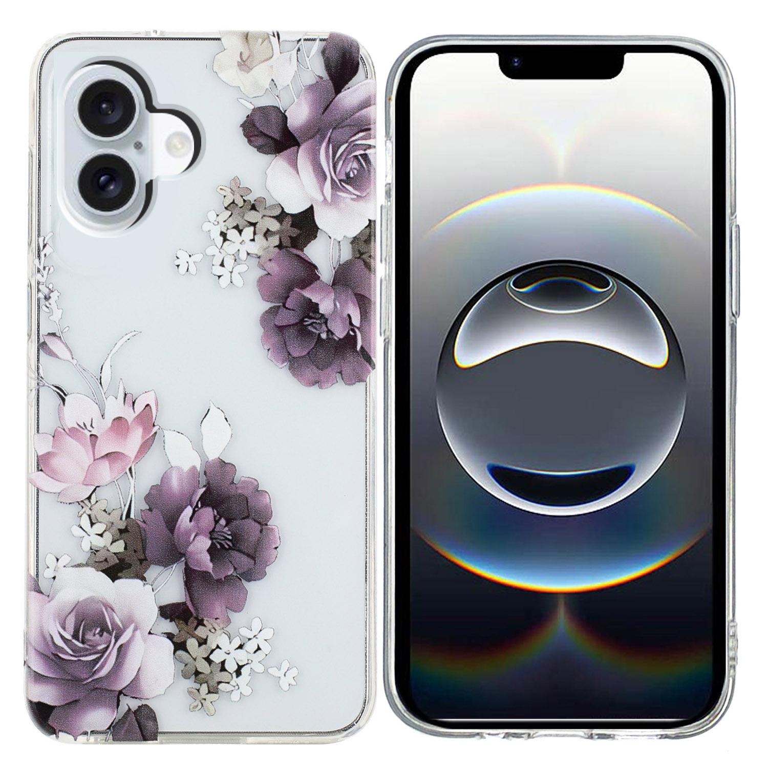 For iPhone 17 Case Soft TPU Phone Back Cover Pattern Printing Purple Peony
For iPhone 17 Case Soft TPU Phone Back Cover Pattern Printing Purple Peony