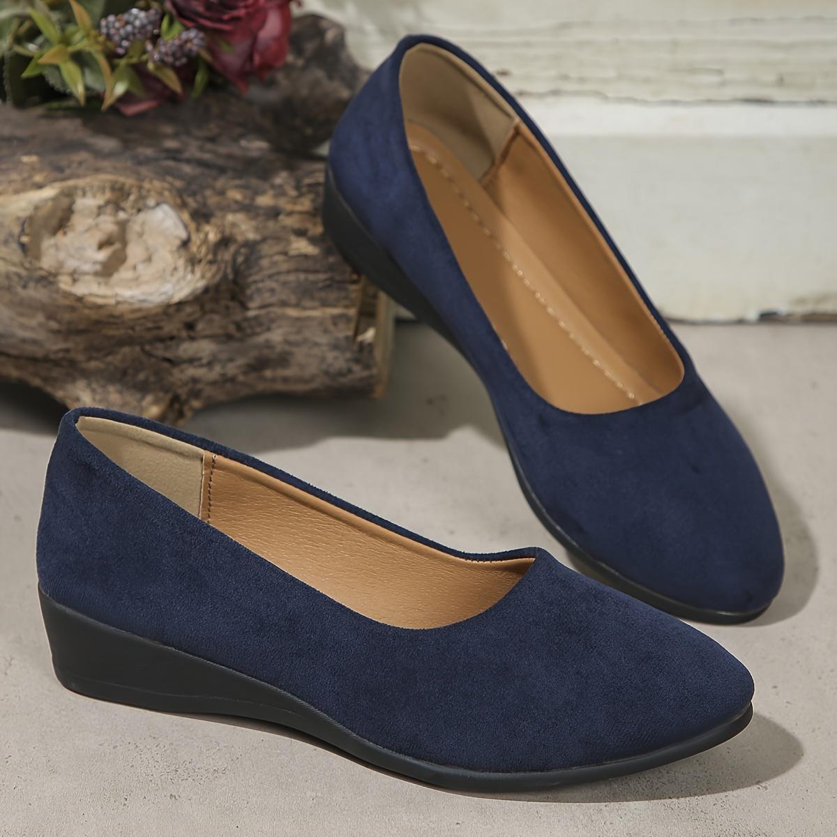 Women s Solid Color Stylish Flats, Daily Soft Sole Lightweight Walking Shoes, Shallow Mouth Wedge Shoes 43 темно-синий
Women s Solid Color Stylish Flats, Daily Soft Sole Lightweight Walking Shoes, Shallow Mouth Wedge Shoes 43 темно-синий