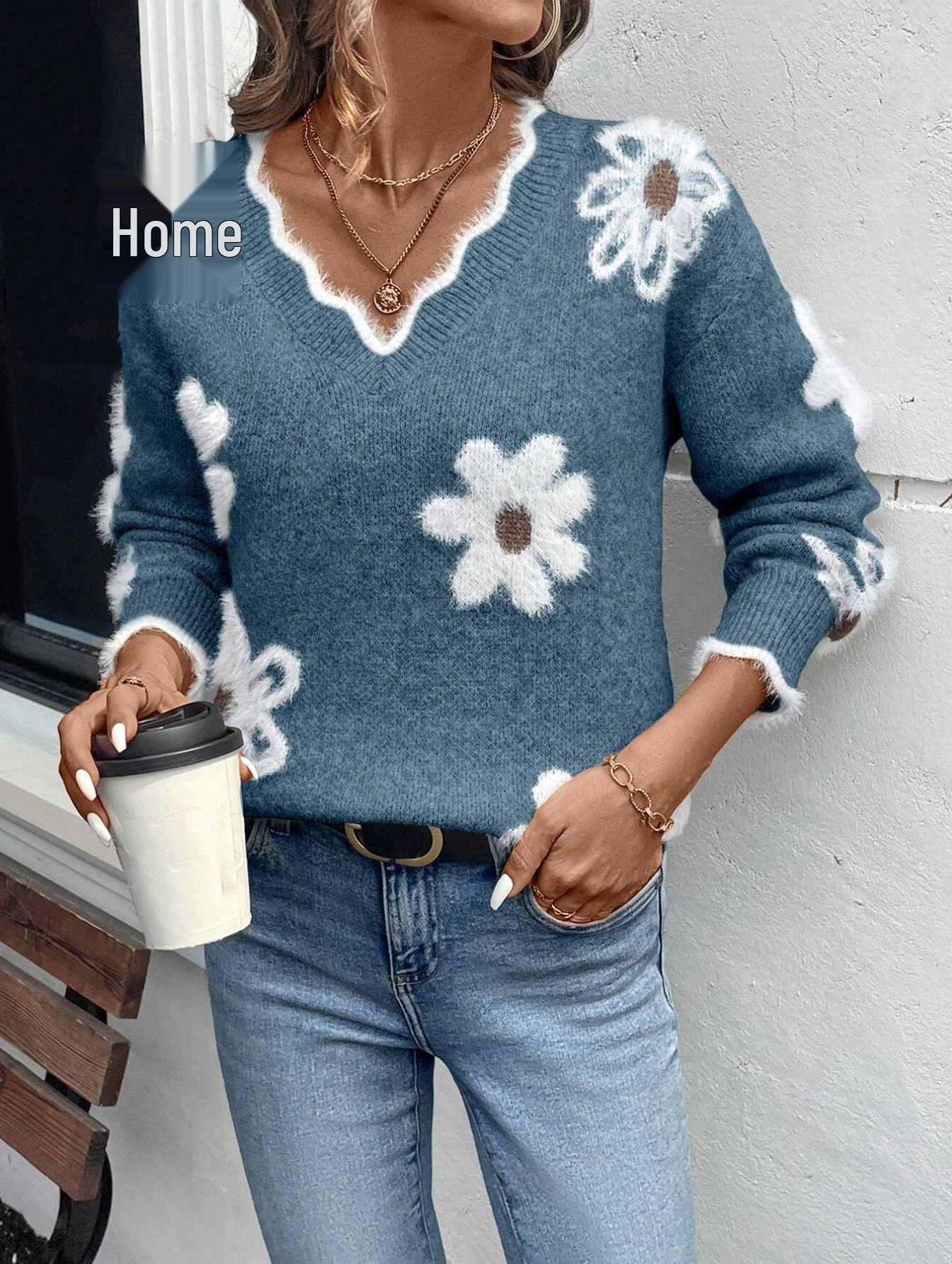 Women s Faux Mink Jacquard Lace Collar Knit Pullover Sweater for Autumn/Winter Extra Large
Women s Faux Mink Jacquard Lace Collar Knit Pullover Sweater for Autumn/Winter Extra Large