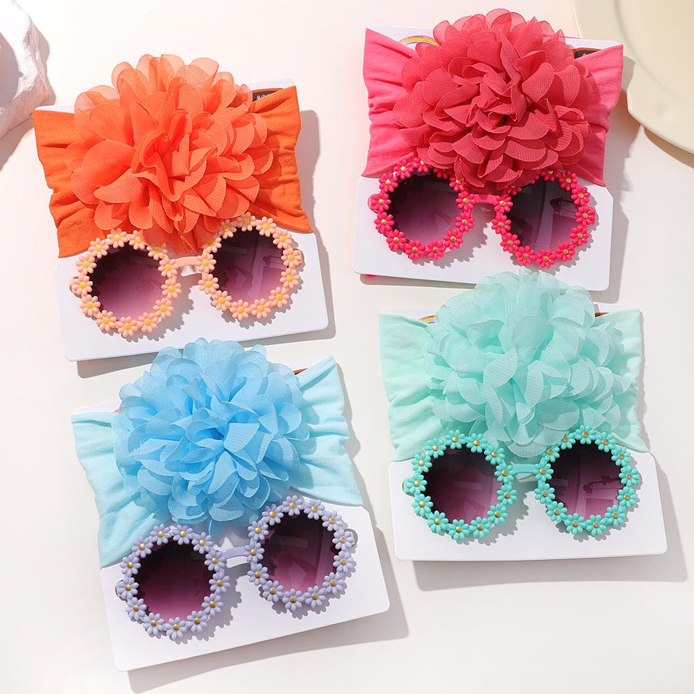 Kids Flower Headband Glasses Set Baby Nylon Headband for Newborn Girls Cute Hair Clip Baby Sunglasses Hair Accessories Gifts
Kids Flower Headband Glasses Set Baby Nylon Headband for Newborn Girls Cute Hair Clip Baby Sunglasses Hair Accessories Gifts