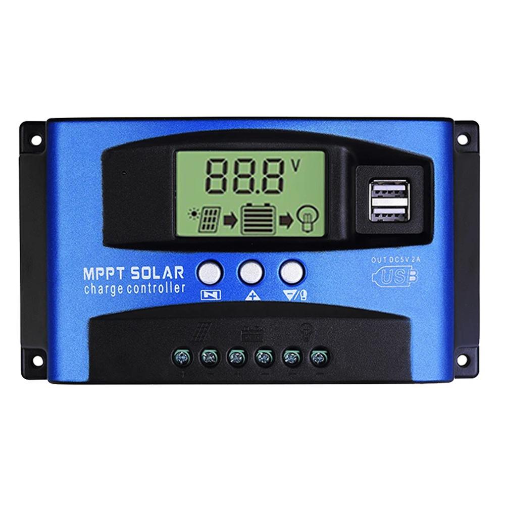 30A/60A/100A солнечный MPPT контроллер заряда двойной USB ЖК-дисплей 12 В 24 В защита от перезарядки температурная компенсация для системы солнечных панелей 60A синий
30A/60A/100A солнечный MPPT контроллер заряда двойной USB ЖК-дисплей 12 В 24 В защита от перезарядки температурная компенсация для системы солнечных панелей 60A синий