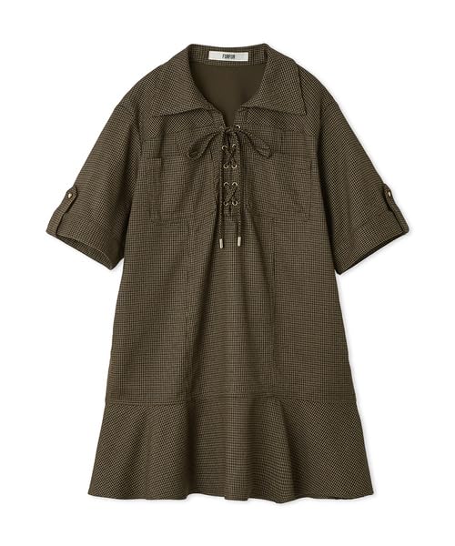 Furfur Mini Dress RWFO254091 Check Women s Lace-Up
Furfur Mini Dress RWFO254091 Check Women s Lace-Up