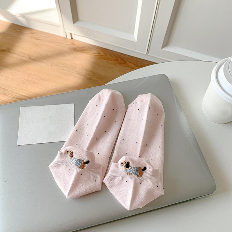 1/6 Pairs Low-Top Socks Sweet Clothing Accessories Comfortable Dachshund Design Versatile Cartoon Dog Pattern Cute Multi-Color 1PCS
1/6 Pairs Low-Top Socks Sweet Clothing Accessories Comfortable Dachshund Design Versatile Cartoon Dog Pattern Cute Multi-Color 1PCS