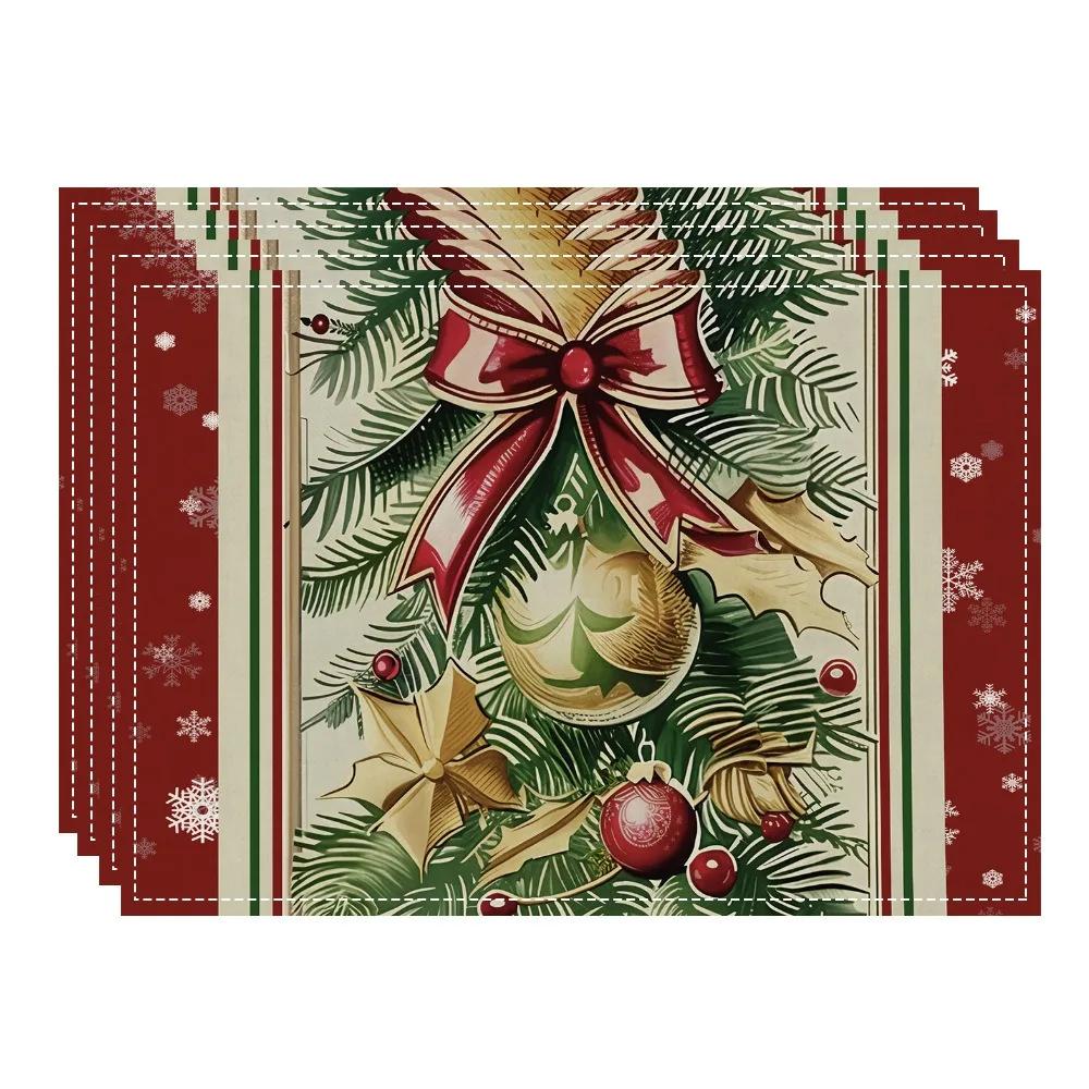 4PcsRed Merry Christmas Placemats Winter Xmas Birds Table Mats Holiday Snowflakes Rustic Kitchen Dining Placemats for Home Party 4Pcs-30X45cm(12X18in
4PcsRed Merry Christmas Placemats Winter Xmas Birds Table Mats Holiday Snowflakes Rustic Kitchen Dining Placemats for Home Party 4Pcs-30X45cm(12X18in