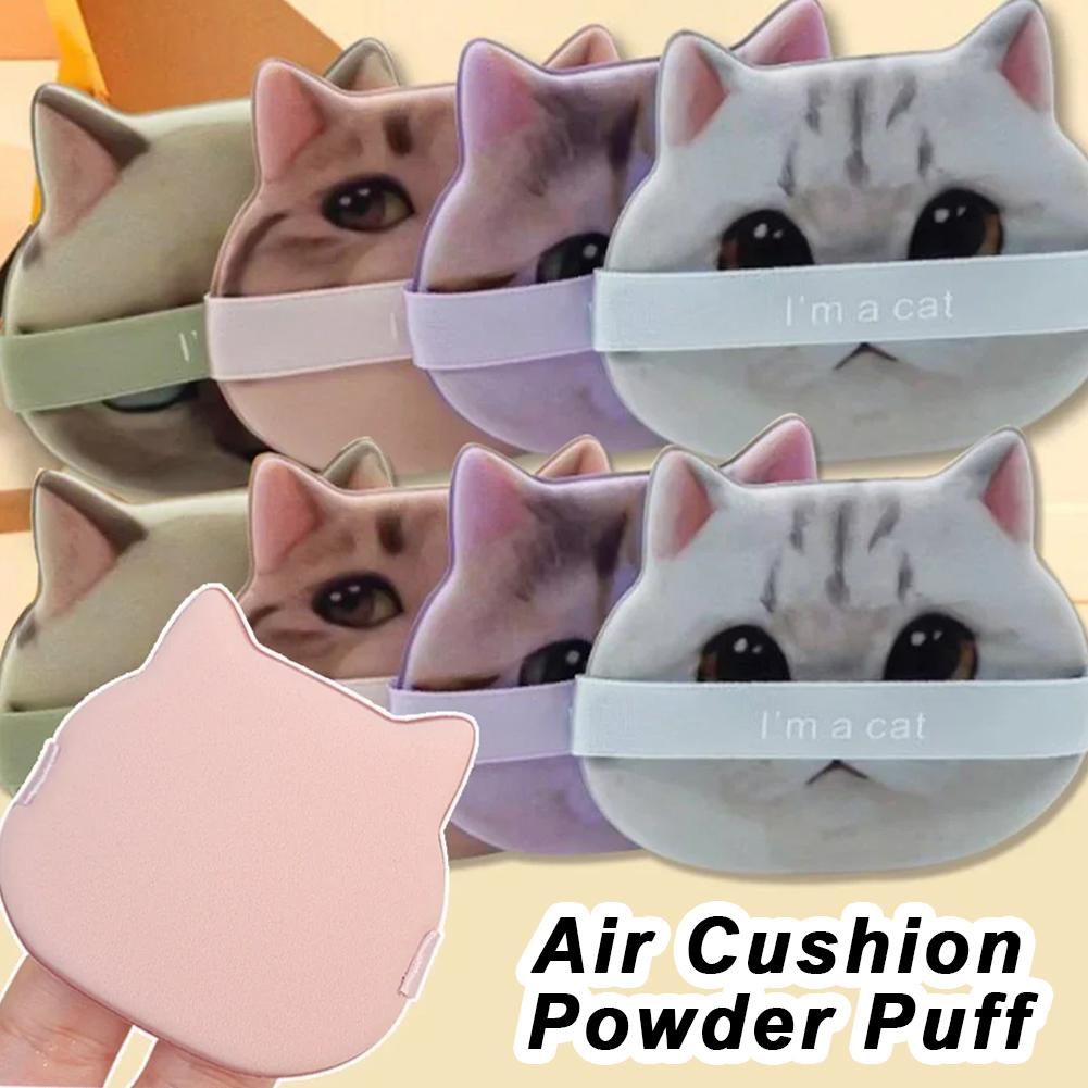 Cute Cat Makeup Puff Air Cushion Powder Puff Hydrophilic Non-latex Facial Face Body Powder Foundation Puff Sponges Wet Dry Use Makeup Tool A
Cute Cat Makeup Puff Air Cushion Powder Puff Hydrophilic Non-latex Facial Face Body Powder Foundation Puff Sponges Wet Dry Use Makeup Tool A