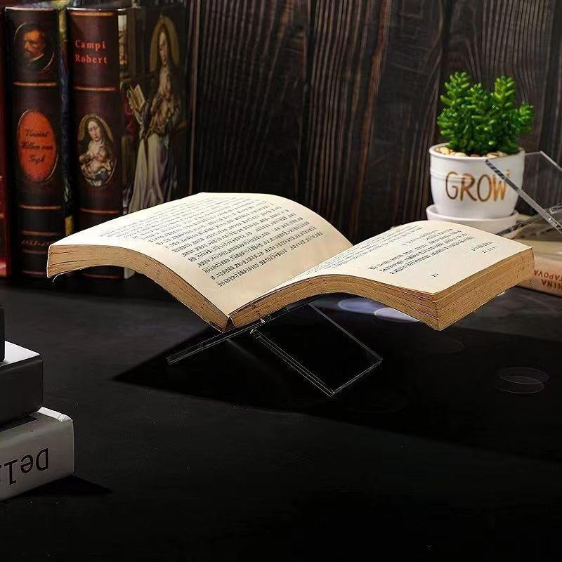 Cross Frame Acrylic Book Holder, Sturdy Modern Magazines Clear Holder for Counter
Cross Frame Acrylic Book Holder, Sturdy Modern Magazines Clear Holder for Counter