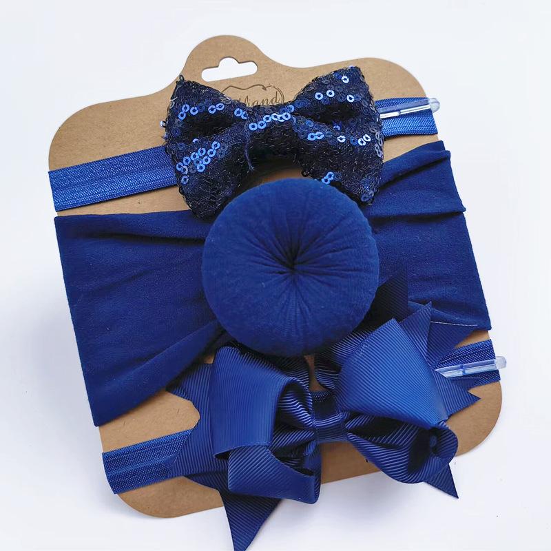 Эластичная нейлоновая повязка на голову, 3 шт., набор повязок-бантов, детский головной убор с блестками.
Эластичная нейлоновая повязка на голову, 3 шт., набор повязок-бантов, детский головной убор с блестками.