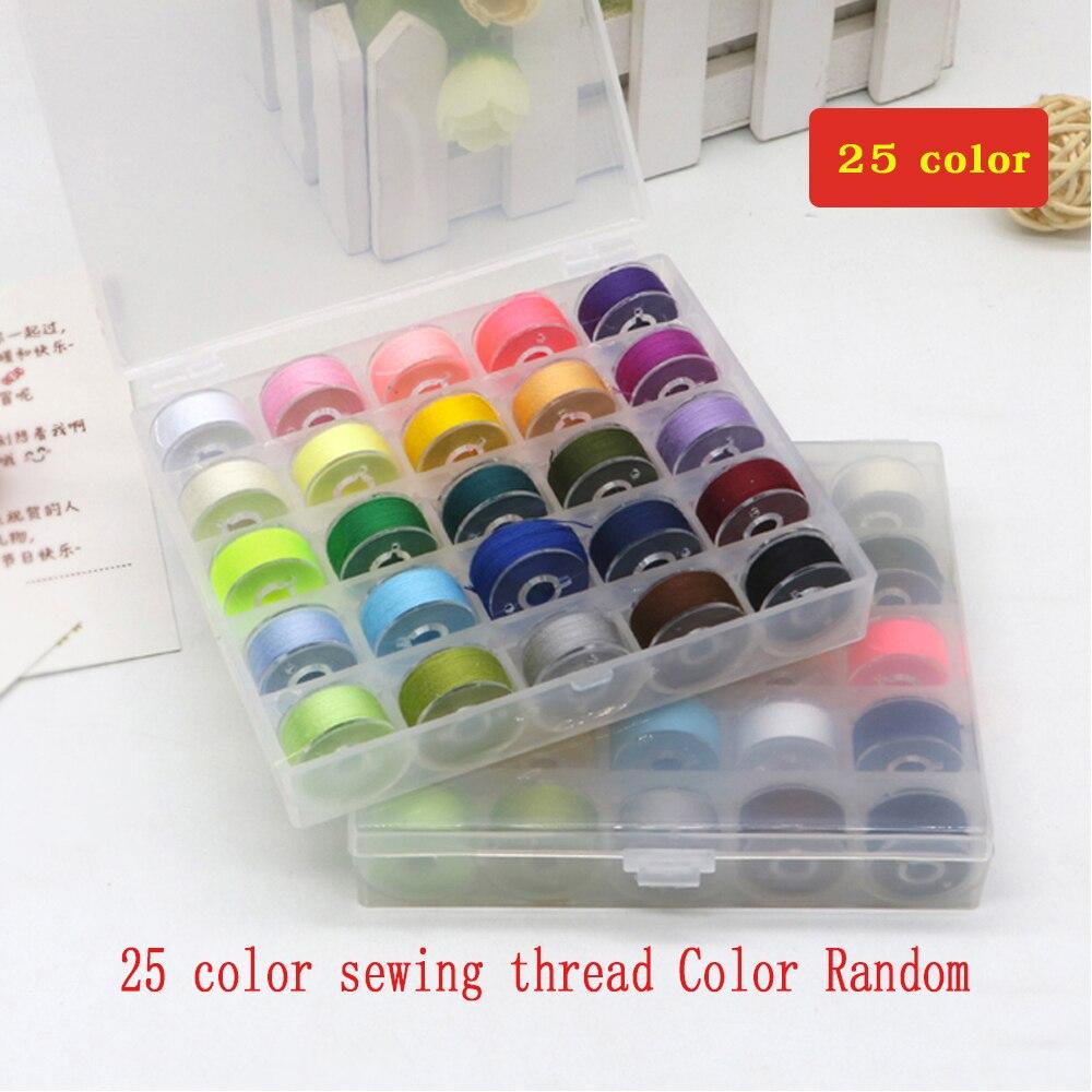 25/36 Color Handmade Embroidery Sewing Threads Polyester Home Hand Stitching Sewing Machine Supplies Yarn Line Box Color Random
25/36 Color Handmade Embroidery Sewing Threads Polyester Home Hand Stitching Sewing Machine Supplies Yarn Line Box Color Random