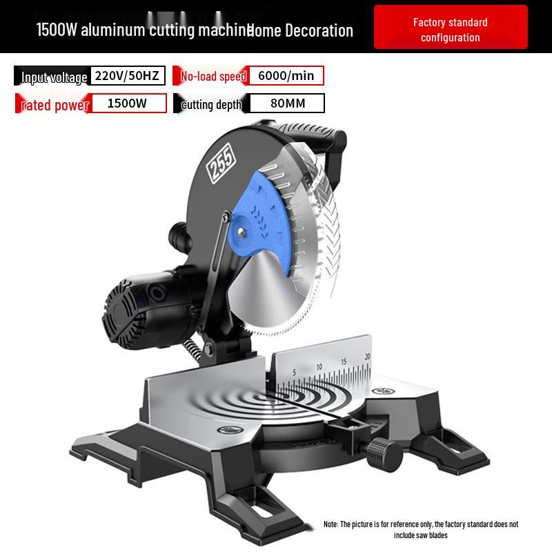 10-Inch High Precision Aluminum Alloy Miter Saw for Multifunctional Wood & Metal Cutting, 45 Degree Configuration.
10-Inch High Precision Aluminum Alloy Miter Saw for Multifunctional Wood & Metal Cutting, 45 Degree Configuration.